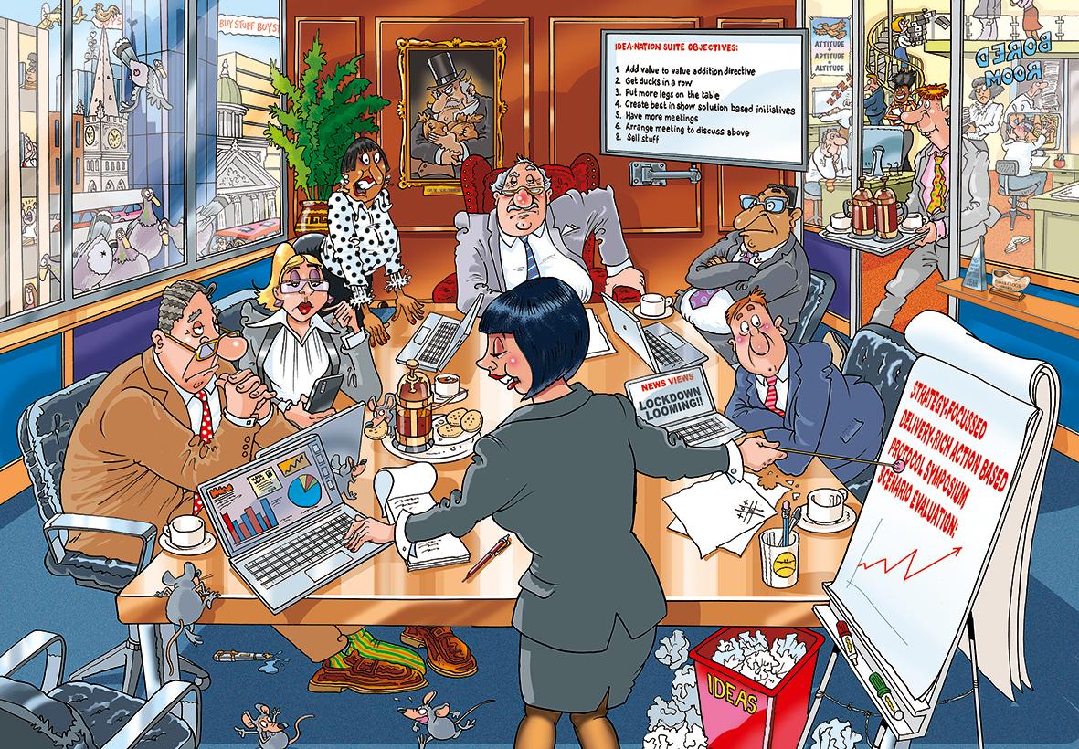 Wasgij : Destiny #24 - Business as Usual! 1000pc